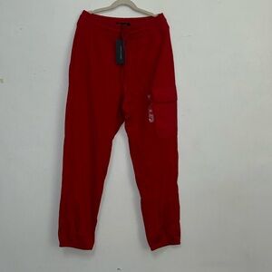 - NWT Red Cargo Style, Drawstring Tommy Hilfiger Sweatpants